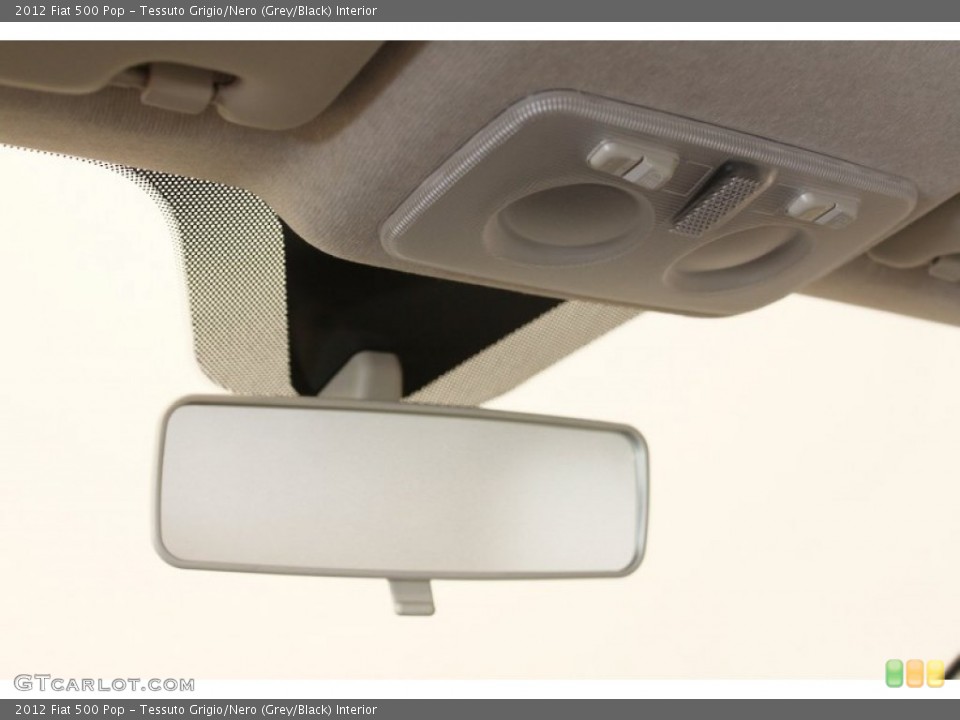 Tessuto Grigio/Nero (Grey/Black) Interior Controls for the 2012 Fiat 500 Pop #78457835