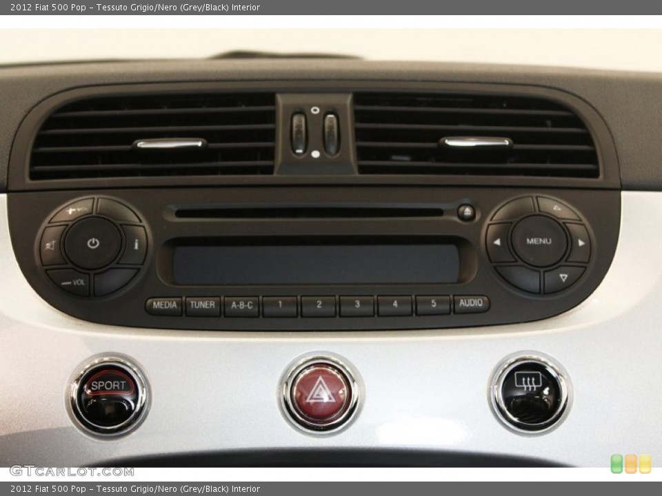 Tessuto Grigio/Nero (Grey/Black) Interior Audio System for the 2012 Fiat 500 Pop #78457844