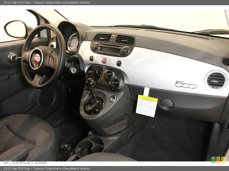 Tessuto Grigio/Nero (Grey/Black) Interior Dashboard for the 2012 Fiat 500 Pop #78457886