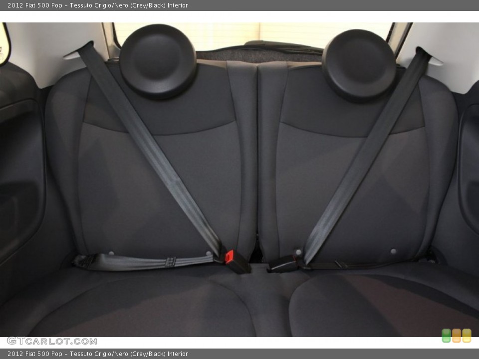 Tessuto Grigio/Nero (Grey/Black) Interior Rear Seat for the 2012 Fiat 500 Pop #78457918