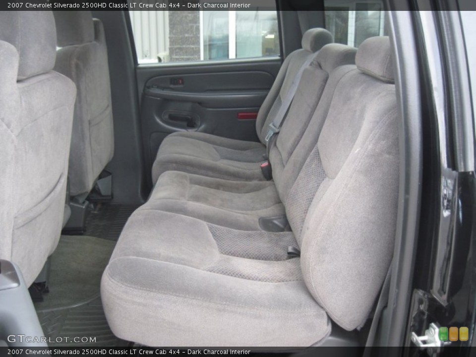 Dark Charcoal Interior Rear Seat for the 2007 Chevrolet Silverado 2500HD Classic LT Crew Cab 4x4 #78462317