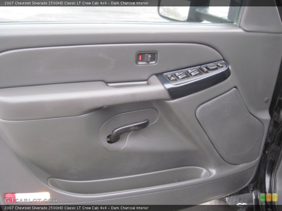 Dark Charcoal Interior Door Panel for the 2007 Chevrolet Silverado 2500HD Classic LT Crew Cab 4x4 #78462363