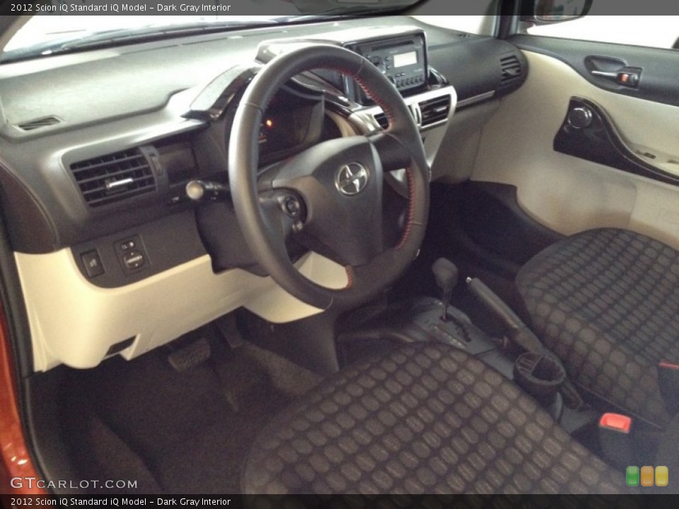 Dark Gray Interior Prime Interior for the 2012 Scion iQ  #78463221