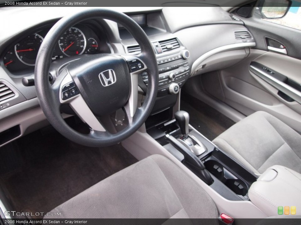 Gray Interior Prime Interior for the 2008 Honda Accord EX Sedan #78463640