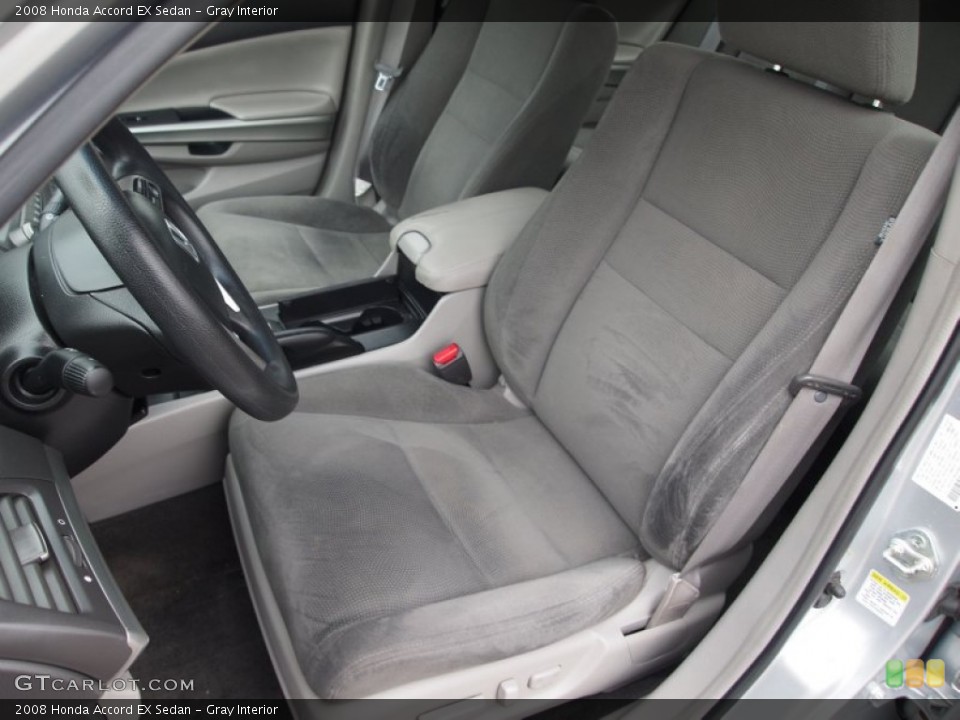 Gray Interior Front Seat for the 2008 Honda Accord EX Sedan #78463721