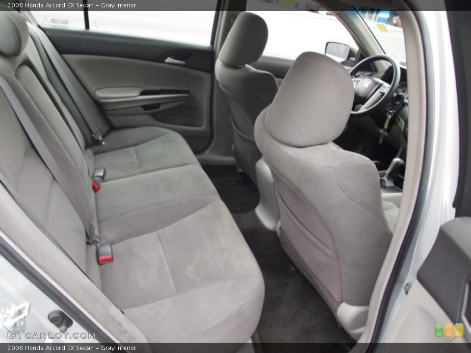Gray Interior Rear Seat for the 2008 Honda Accord EX Sedan #78463778