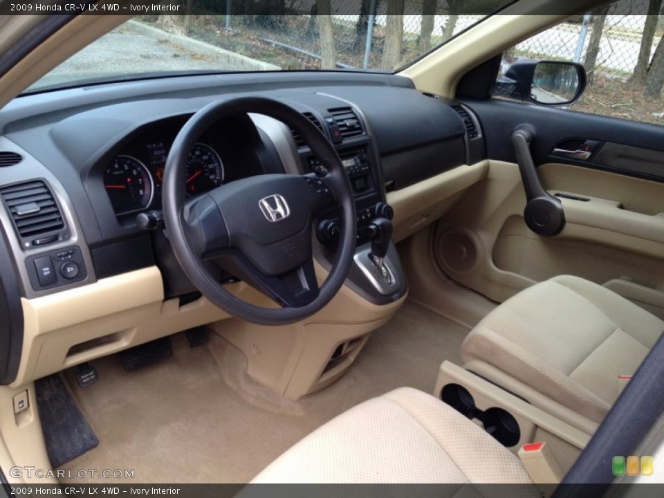 Ivory Interior Prime Interior for the 2009 Honda CR-V LX 4WD #78464050
