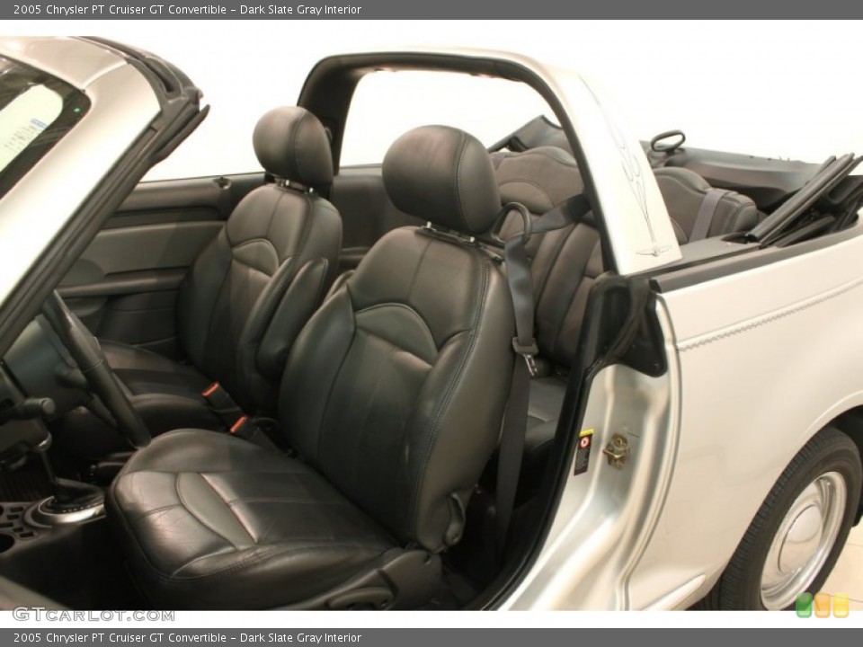 Dark Slate Gray Interior Front Seat for the 2005 Chrysler PT Cruiser GT Convertible #78464222