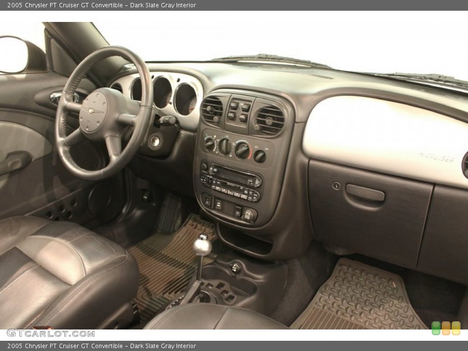 Dark Slate Gray Interior Dashboard for the 2005 Chrysler PT Cruiser GT Convertible #78464393
