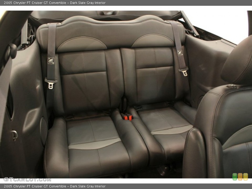 Dark Slate Gray Interior Rear Seat for the 2005 Chrysler PT Cruiser GT Convertible #78464417