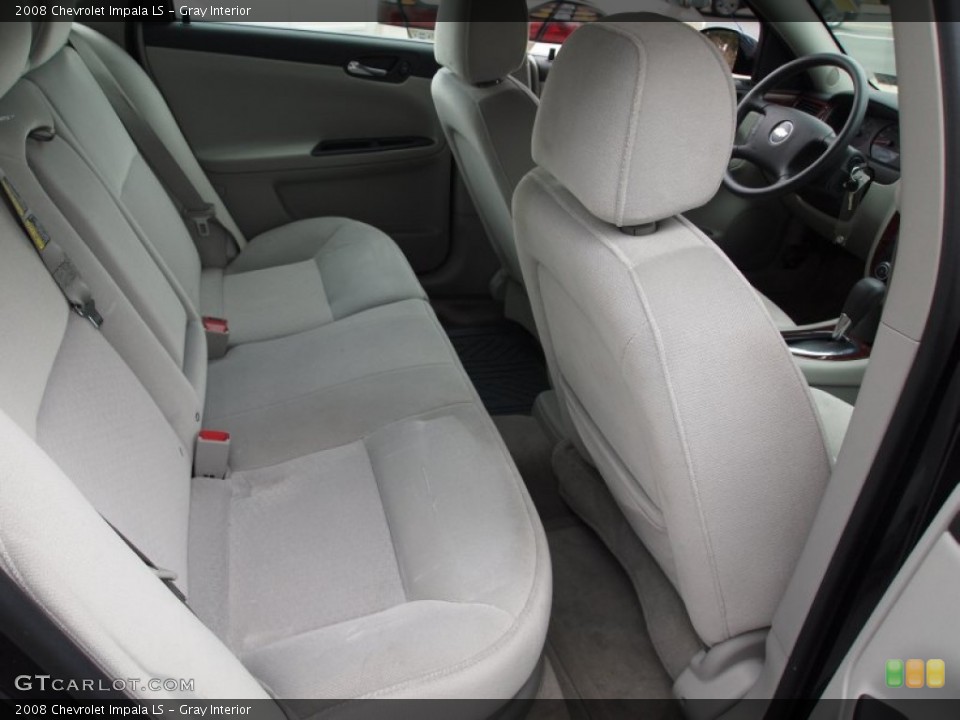 Gray Interior Rear Seat for the 2008 Chevrolet Impala LS #78464489