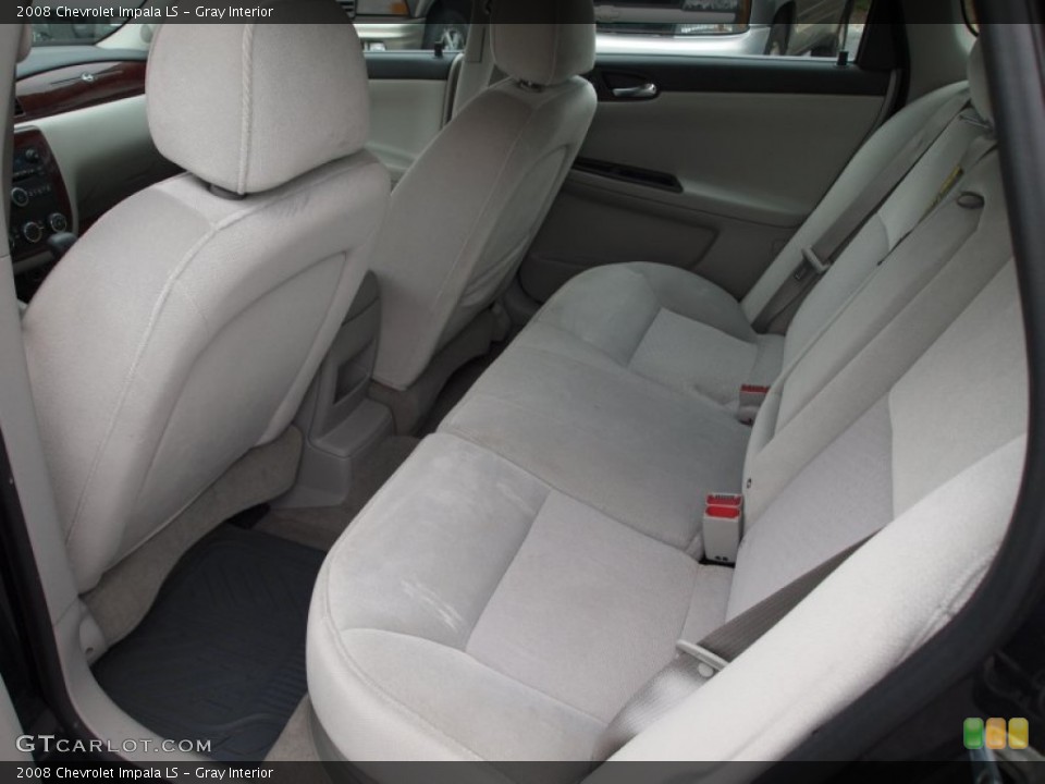 Gray Interior Rear Seat for the 2008 Chevrolet Impala LS #78464527