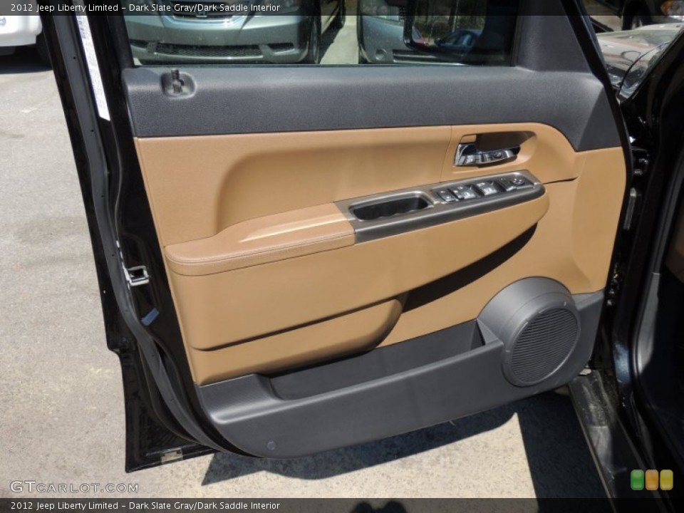Dark Slate Gray/Dark Saddle Interior Door Panel for the 2012 Jeep Liberty Limited #78465839