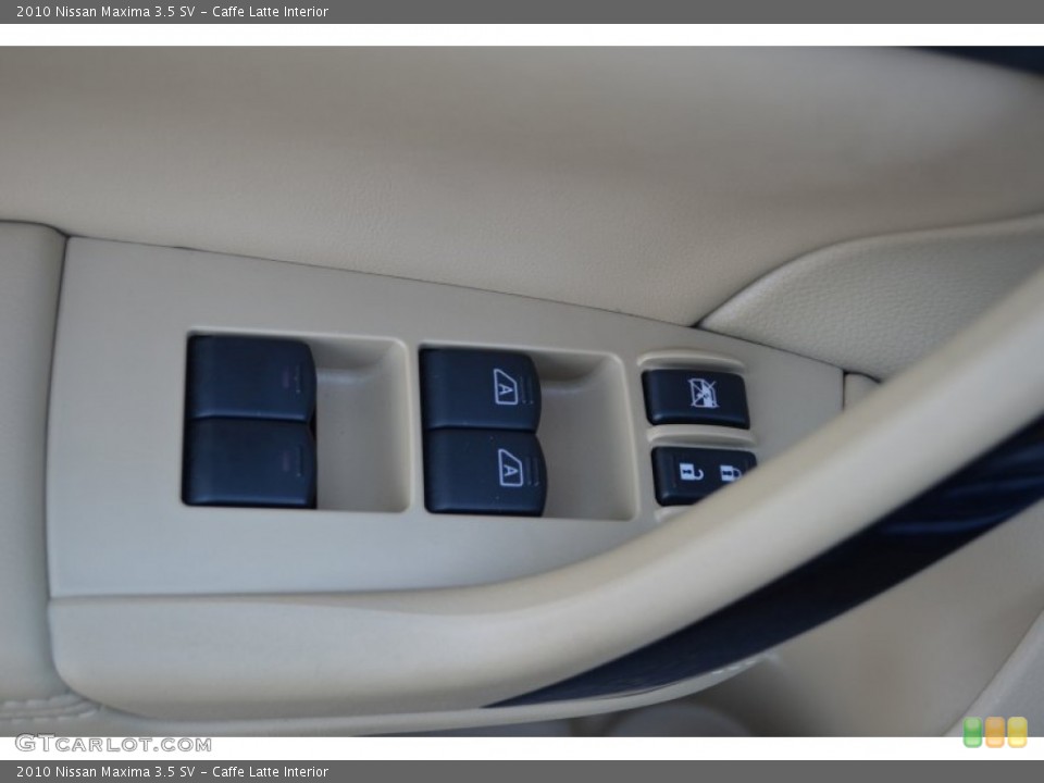 Caffe Latte Interior Controls for the 2010 Nissan Maxima 3.5 SV #78466456