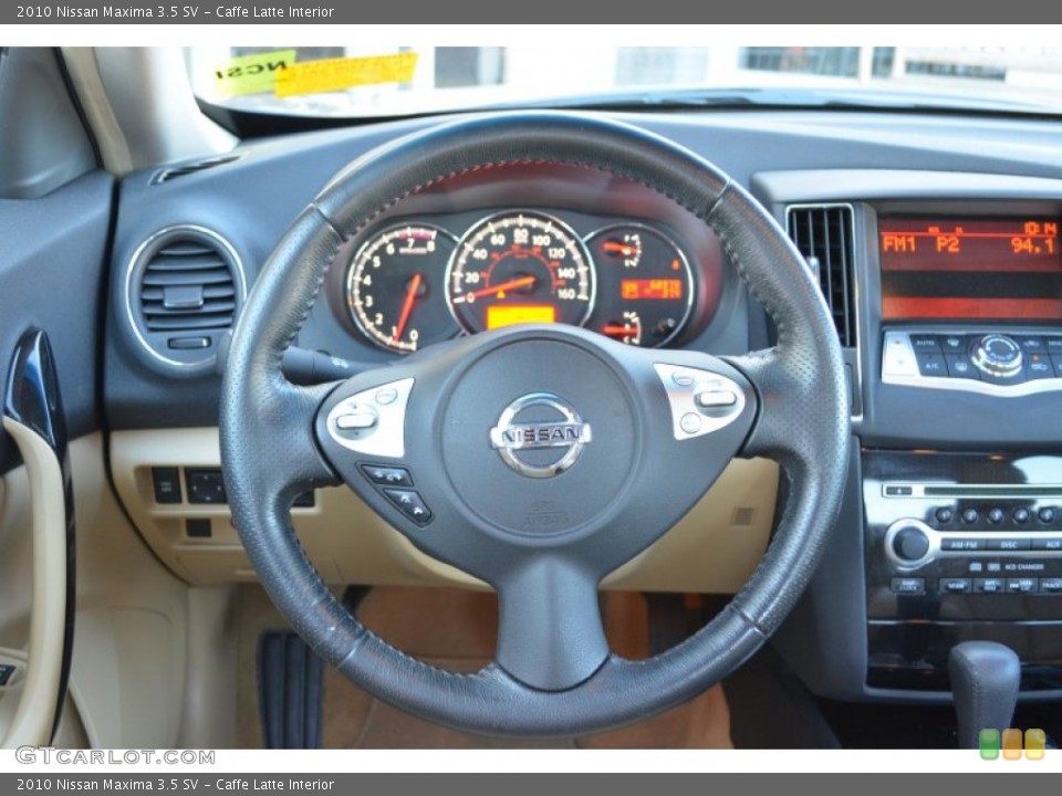 Caffe Latte Interior Steering Wheel for the 2010 Nissan Maxima 3.5 SV #78466685