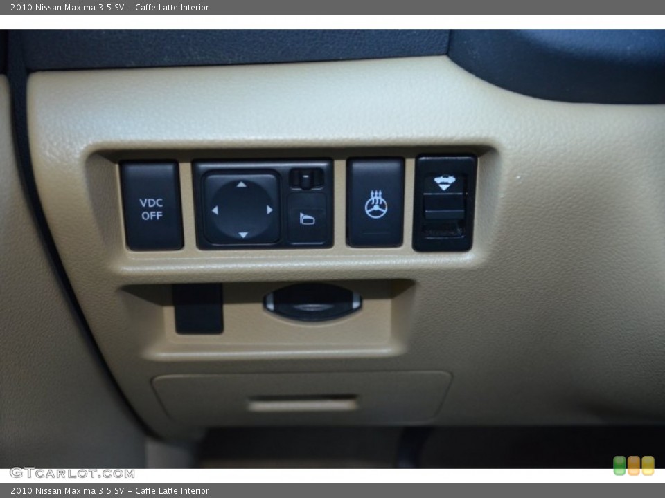 Caffe Latte Interior Controls for the 2010 Nissan Maxima 3.5 SV #78466748