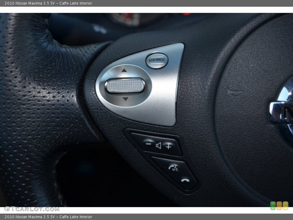 Caffe Latte Interior Controls for the 2010 Nissan Maxima 3.5 SV #78466766