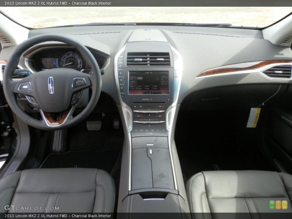 Charcoal Black Interior Dashboard for the 2013 Lincoln MKZ 2.0L Hybrid FWD #78466769