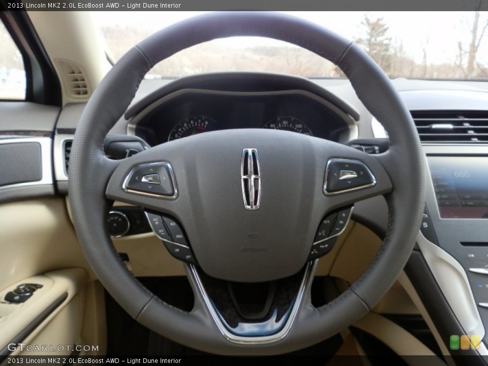 Light Dune Interior Steering Wheel for the 2013 Lincoln MKZ 2.0L EcoBoost AWD #78467120