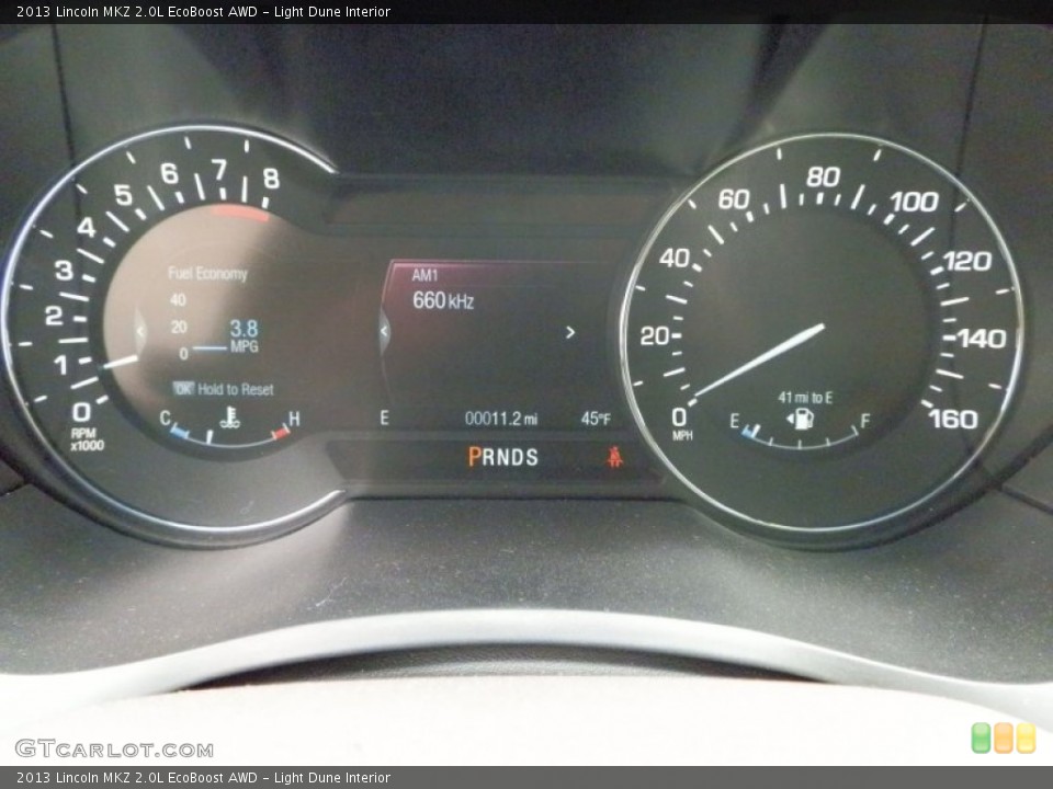 Light Dune Interior Gauges for the 2013 Lincoln MKZ 2.0L EcoBoost AWD #78467205