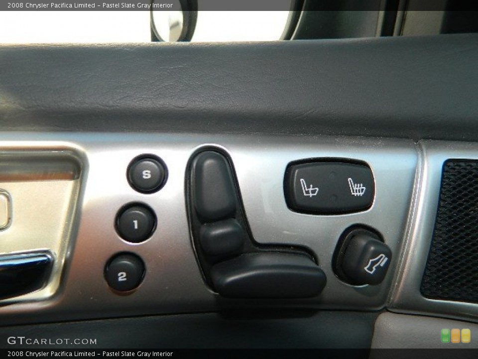 Pastel Slate Gray Interior Controls for the 2008 Chrysler Pacifica Limited #78467600