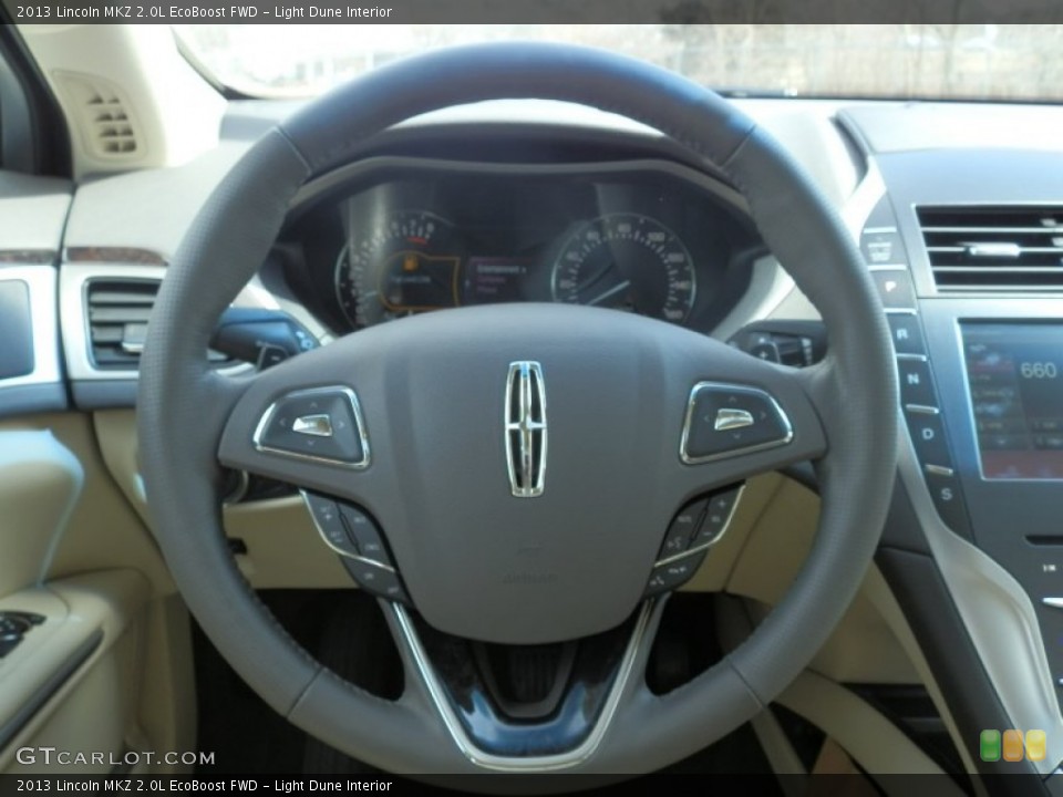 Light Dune Interior Steering Wheel for the 2013 Lincoln MKZ 2.0L EcoBoost FWD #78467756