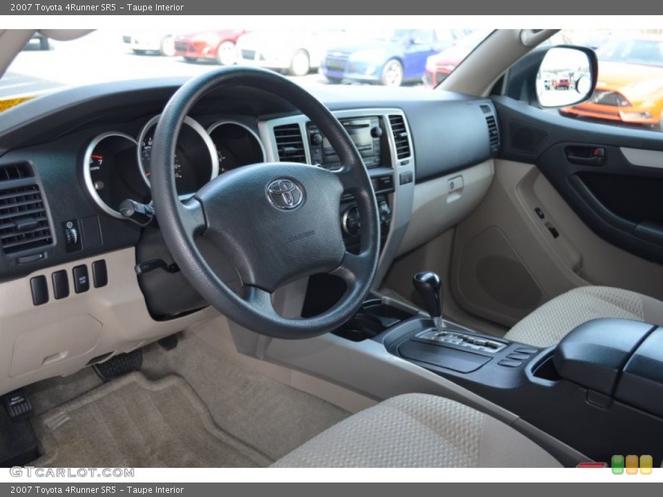 Taupe Interior Prime Interior for the 2007 Toyota 4Runner SR5 #78468662