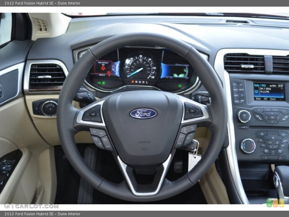 Dune Interior Steering Wheel for the 2013 Ford Fusion Hybrid SE #78469746