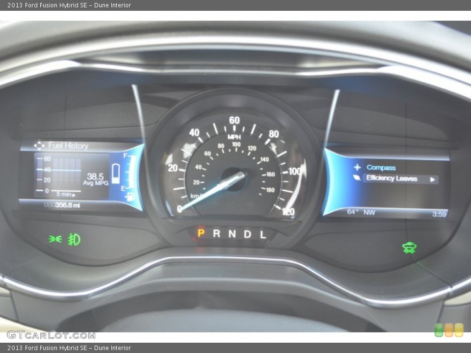 Dune Interior Gauges for the 2013 Ford Fusion Hybrid SE #78469908