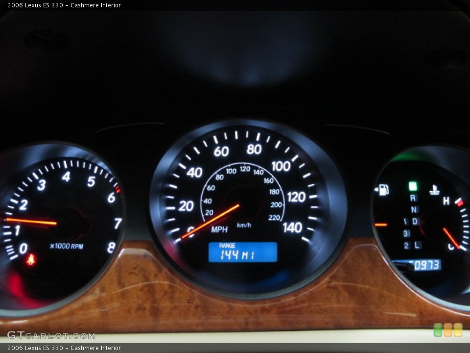 Cashmere Interior Gauges for the 2006 Lexus ES 330 #78470705