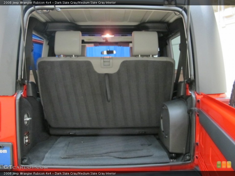 Dark Slate Gray/Medium Slate Gray Interior Trunk for the 2008 Jeep Wrangler Rubicon 4x4 #78471332