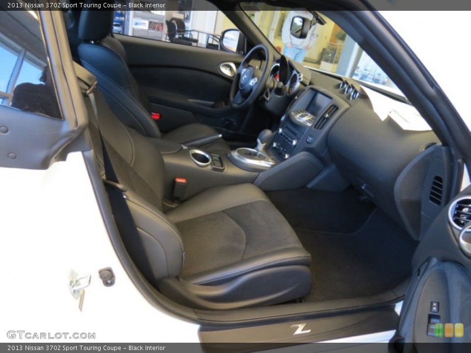 Black Interior Front Seat for the 2013 Nissan 370Z Sport Touring Coupe #78471692