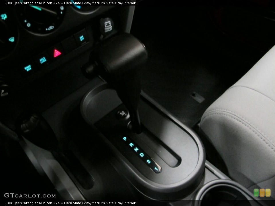 Dark Slate Gray/Medium Slate Gray Interior Transmission for the 2008 Jeep Wrangler Rubicon 4x4 #78471752