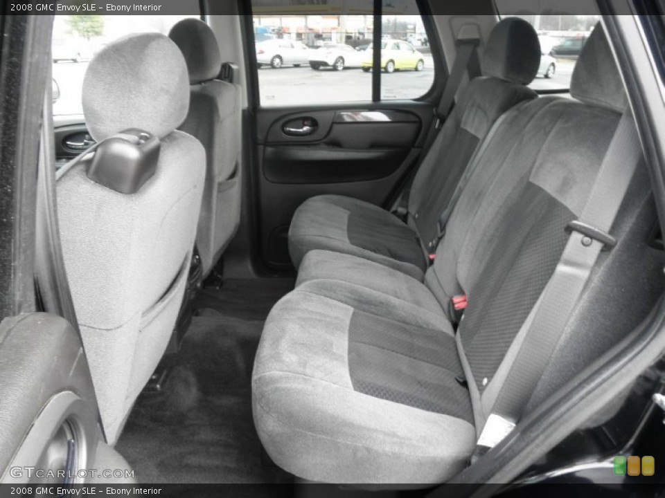 Ebony Interior Rear Seat for the 2008 GMC Envoy SLE #78471853