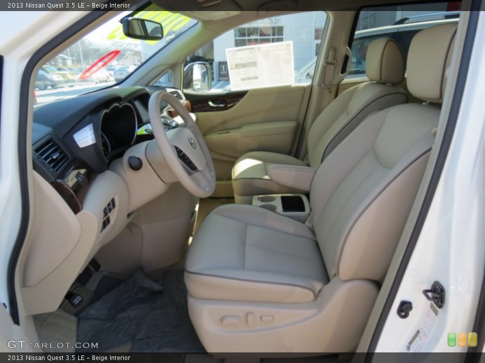 Beige Interior Photo for the 2013 Nissan Quest 3.5 LE #78471947