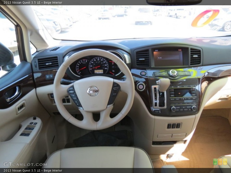 Beige Interior Dashboard for the 2013 Nissan Quest 3.5 LE #78471962