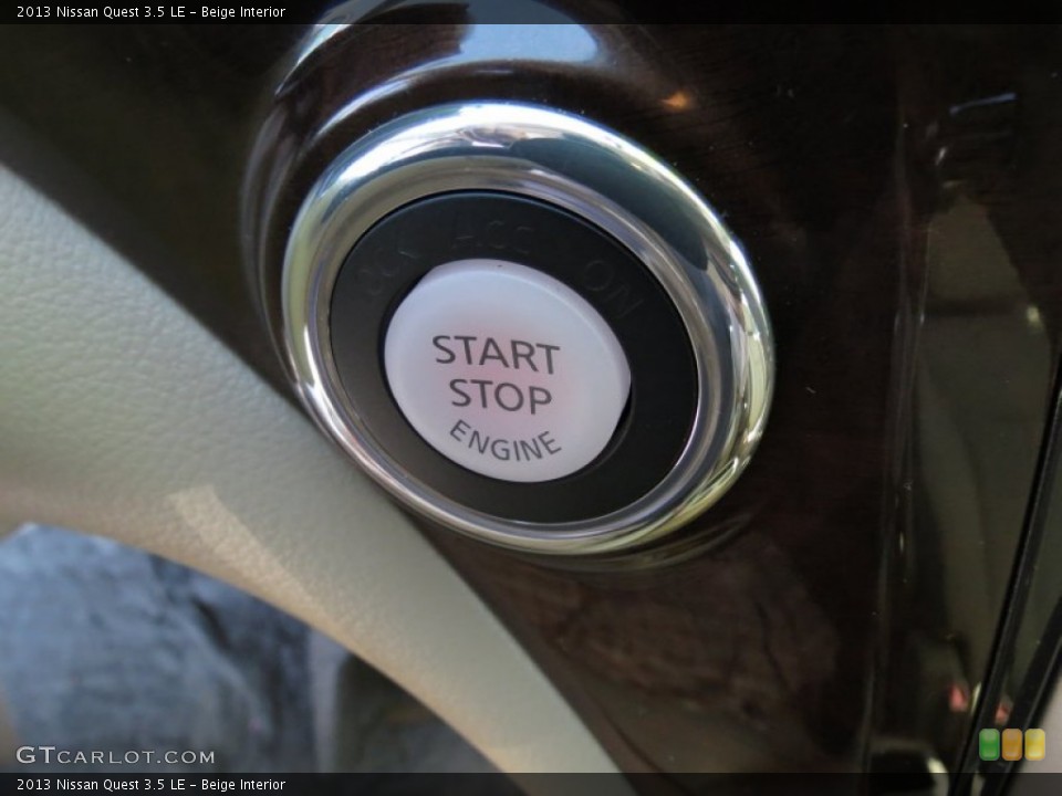 Beige Interior Controls for the 2013 Nissan Quest 3.5 LE #78472007