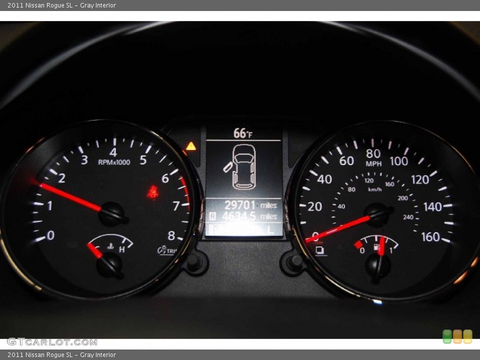 Gray Interior Gauges for the 2011 Nissan Rogue SL #78472658
