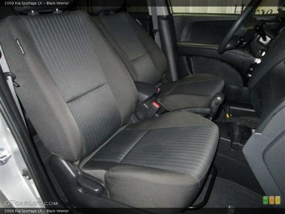 Black Interior Front Seat for the 2009 Kia Sportage LX #78472873