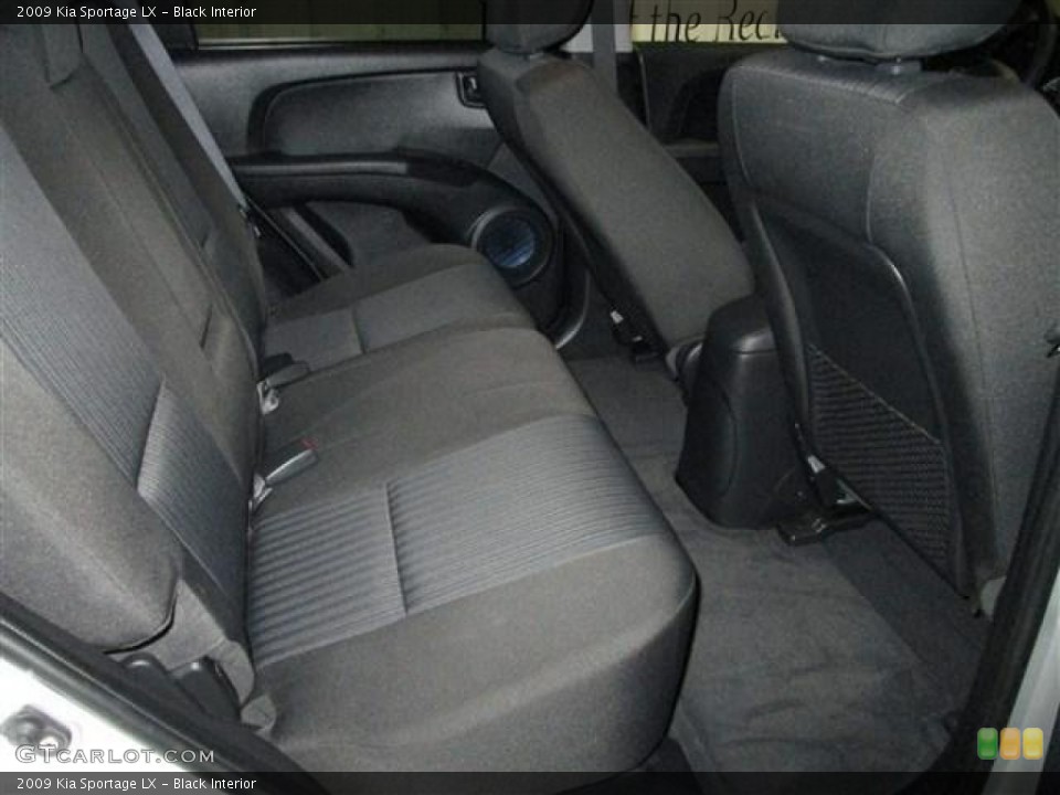 Black Interior Rear Seat for the 2009 Kia Sportage LX #78472896