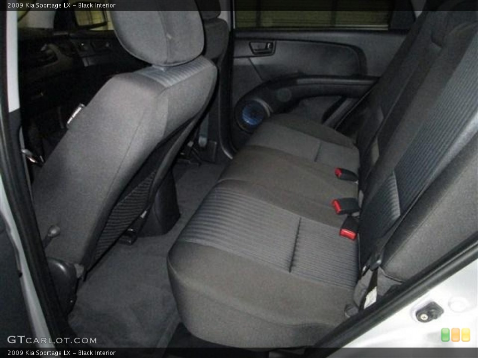 Black Interior Rear Seat for the 2009 Kia Sportage LX #78472911