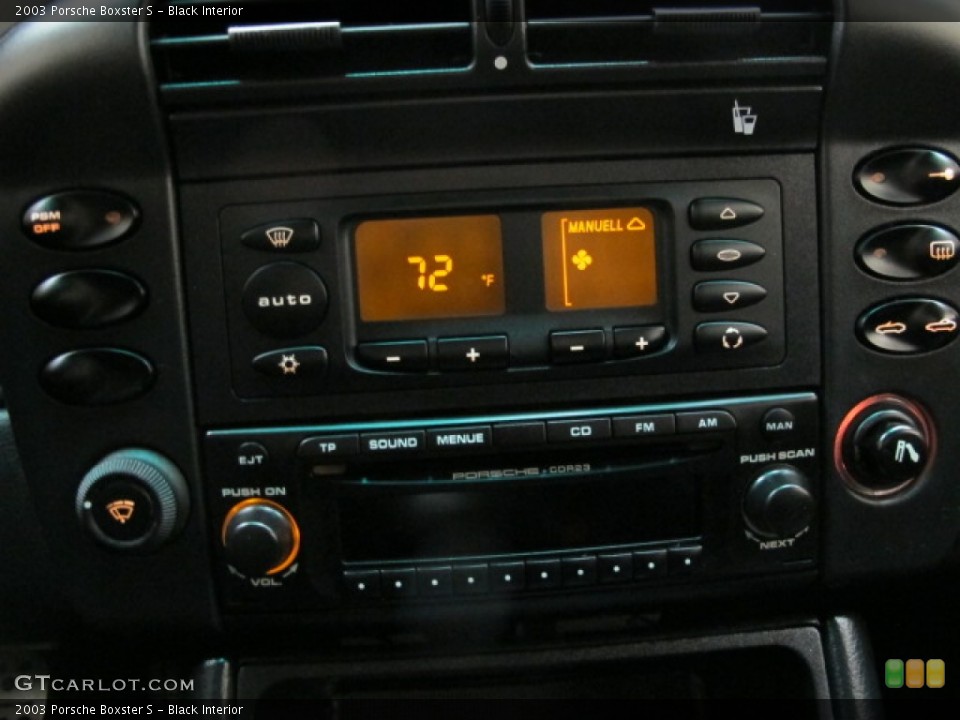 Black Interior Controls for the 2003 Porsche Boxster S #78473200
