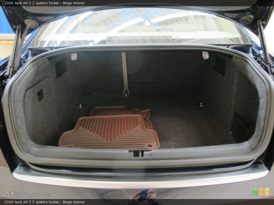 Beige Interior Trunk for the 2006 Audi A4 3.2 quattro Sedan #78473504