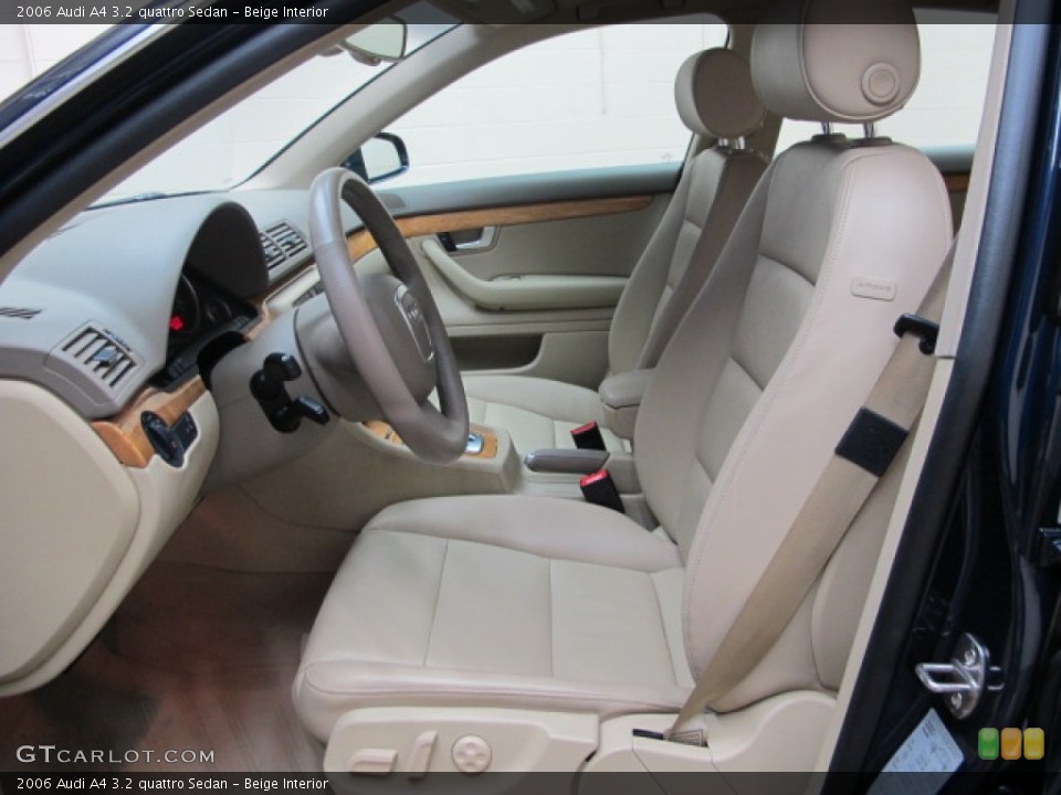 Beige Interior Front Seat for the 2006 Audi A4 3.2 quattro Sedan #78473627