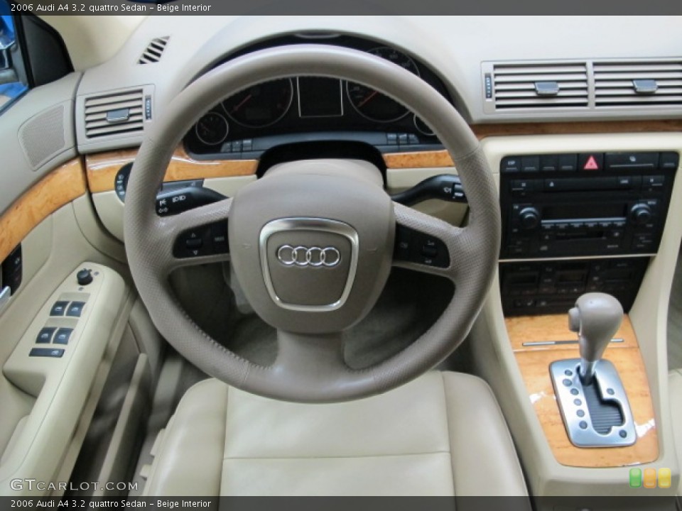 Beige Interior Dashboard for the 2006 Audi A4 3.2 quattro Sedan #78473870