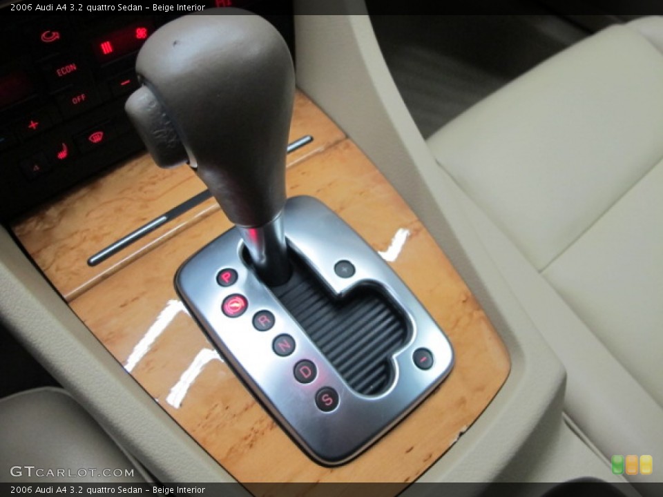 Beige Interior Transmission for the 2006 Audi A4 3.2 quattro Sedan #78473948