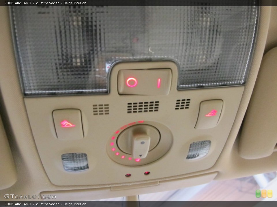 Beige Interior Controls for the 2006 Audi A4 3.2 quattro Sedan #78473969