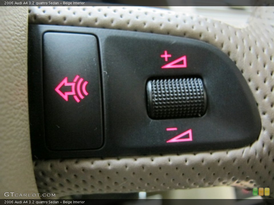 Beige Interior Controls for the 2006 Audi A4 3.2 quattro Sedan #78474035