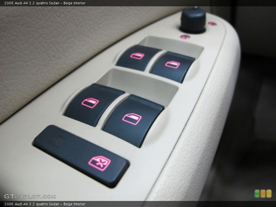 Beige Interior Controls for the 2006 Audi A4 3.2 quattro Sedan #78474080