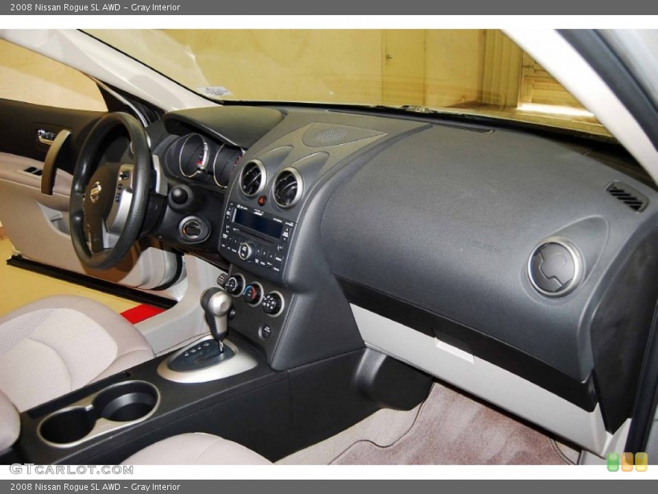 Gray Interior Dashboard for the 2008 Nissan Rogue SL AWD #78474323